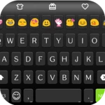 Logo of Classic Black Emoji Keyboard android Application 